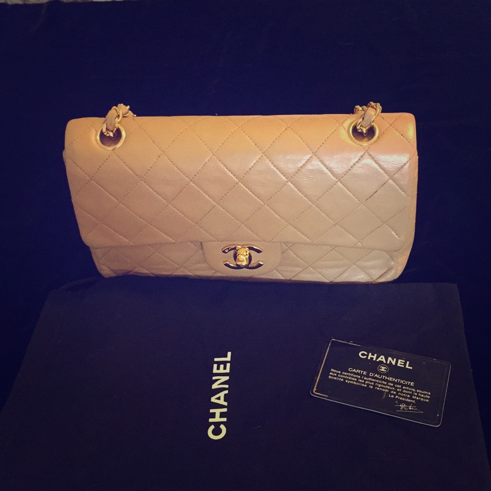 Chanel Vintage Authentic Double Flap Bag